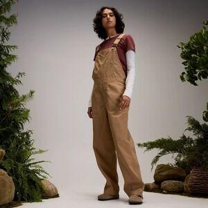 NWT Alpine Design Women's Workwear Overalls Size Large Sahara Sand Relaxed Fit